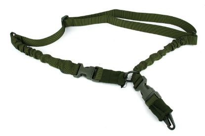Picture of 2 To 1 Point Double Bungee Rifle Sling/OD Green