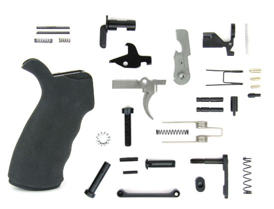 Picture of AR-15  Lower parts kit w/Black Rubberized Grip, US Made