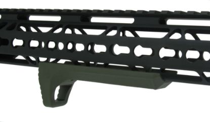 Picture of KeyMod Curved fore grip hand stop, OD Green