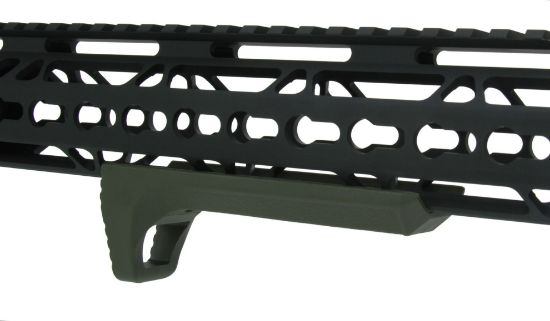 Picture of KeyMod Curved fore grip hand stop, OD Green