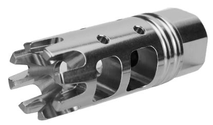 Picture of Crown muzzle brake,  1/2-24 TPI, Stainless steel, Made in USA