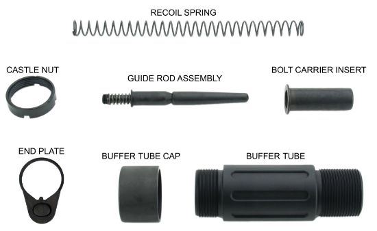 Picture of 3.5" Short Buffer Tube System (Standard End Plate)
