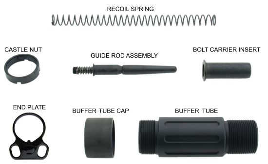 Picture of 3.5" Short Buffer Tube System (Dual Loop End Plate)