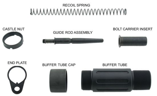 Picture of 3.5" Short Buffer Tube System (QD End Plate)