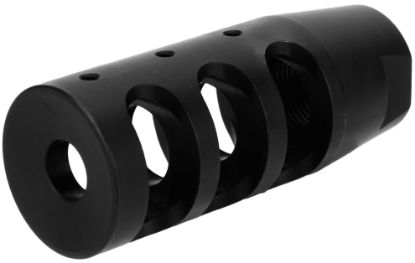 Picture of 3 port muzzle brake,  5/8-24 TPI, Nitride Finish, Made in USA