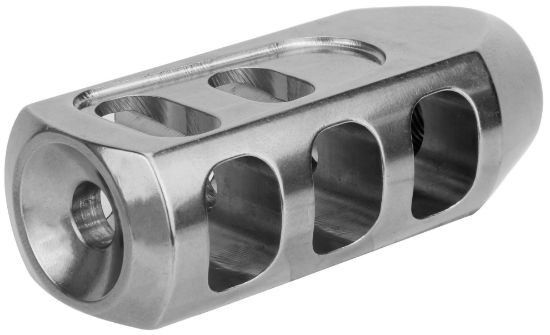 Picture of Tanker Muzzle Brake, 5/8-24 TPI, Stainless steel, Made in USA