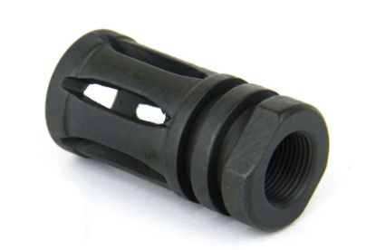 Picture of A1 Bird Cage Flash hider,  1/2-28 TPI, Black oxide finish